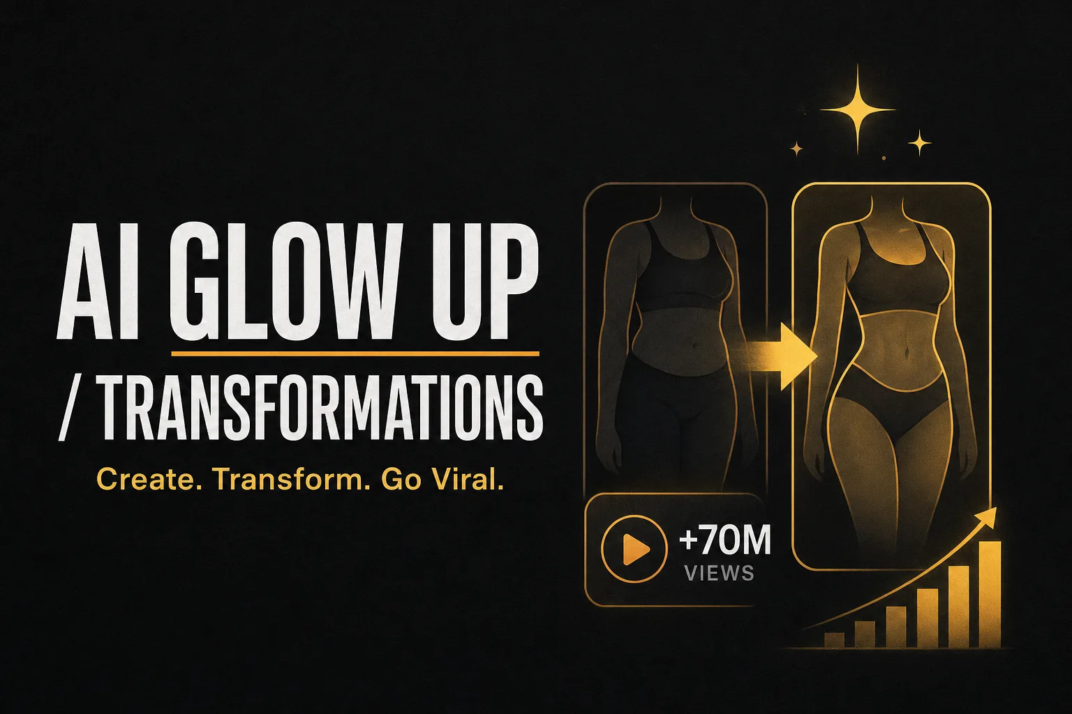 AI Glow Up: Cómo crear transformaciones físicas con IA que consiguen +70 Millones de vistas