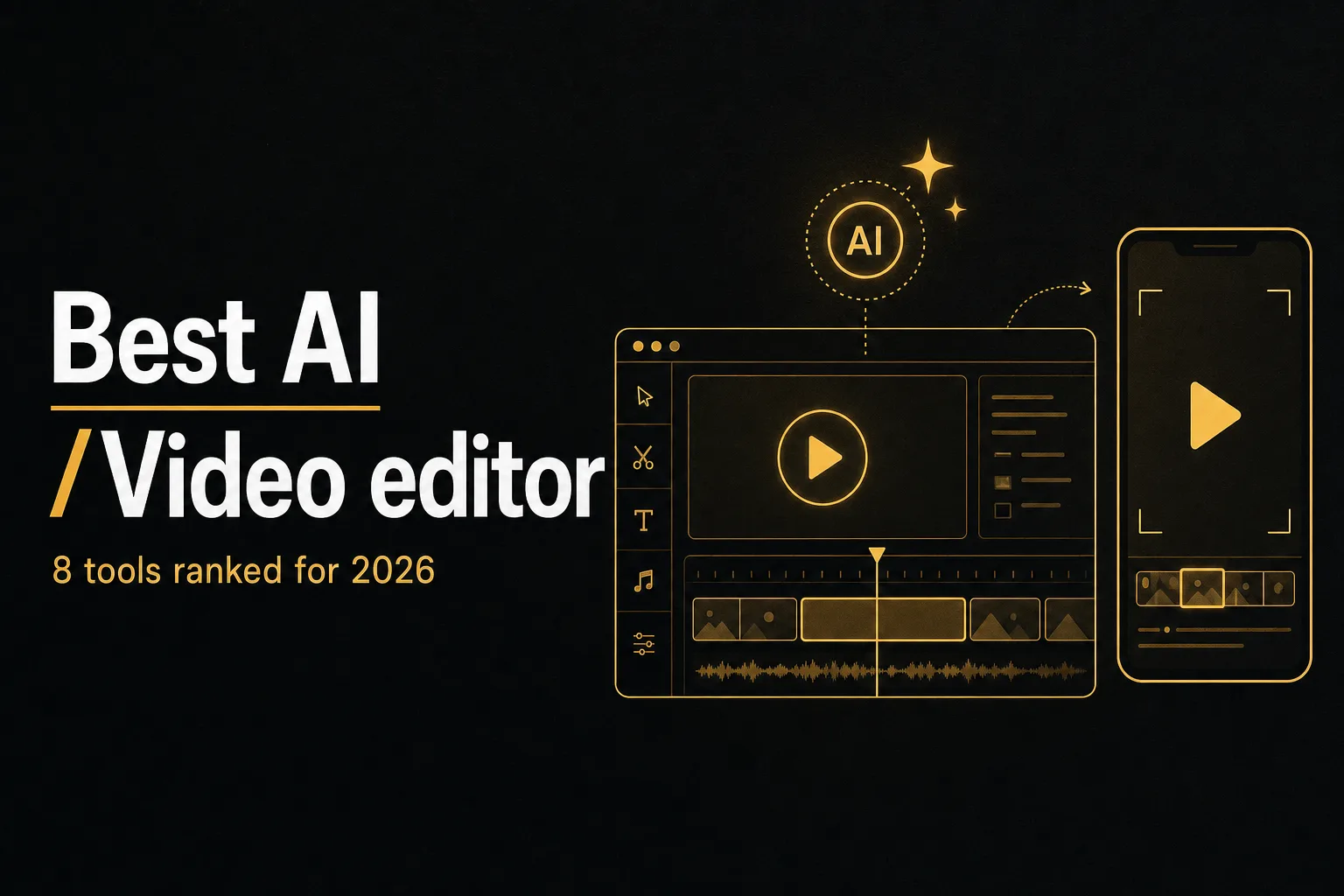 Best AI video editor in 2026: 8 tools ranked and compared