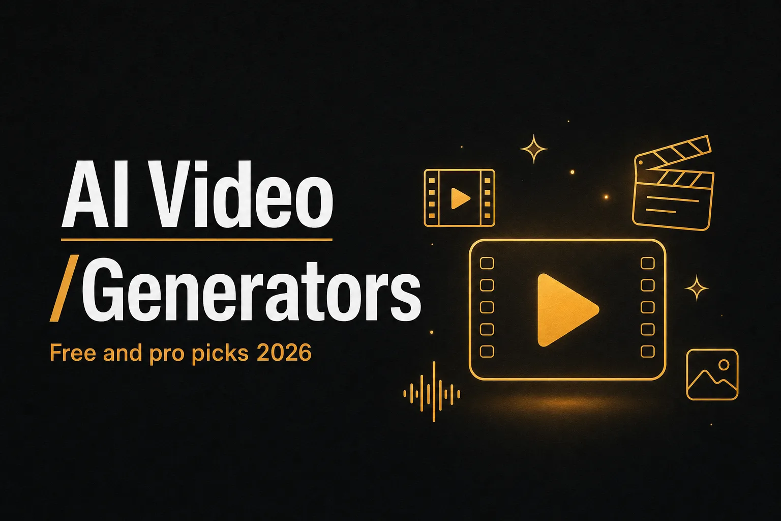 Best AI video generators 2026: free and pro tools ranked