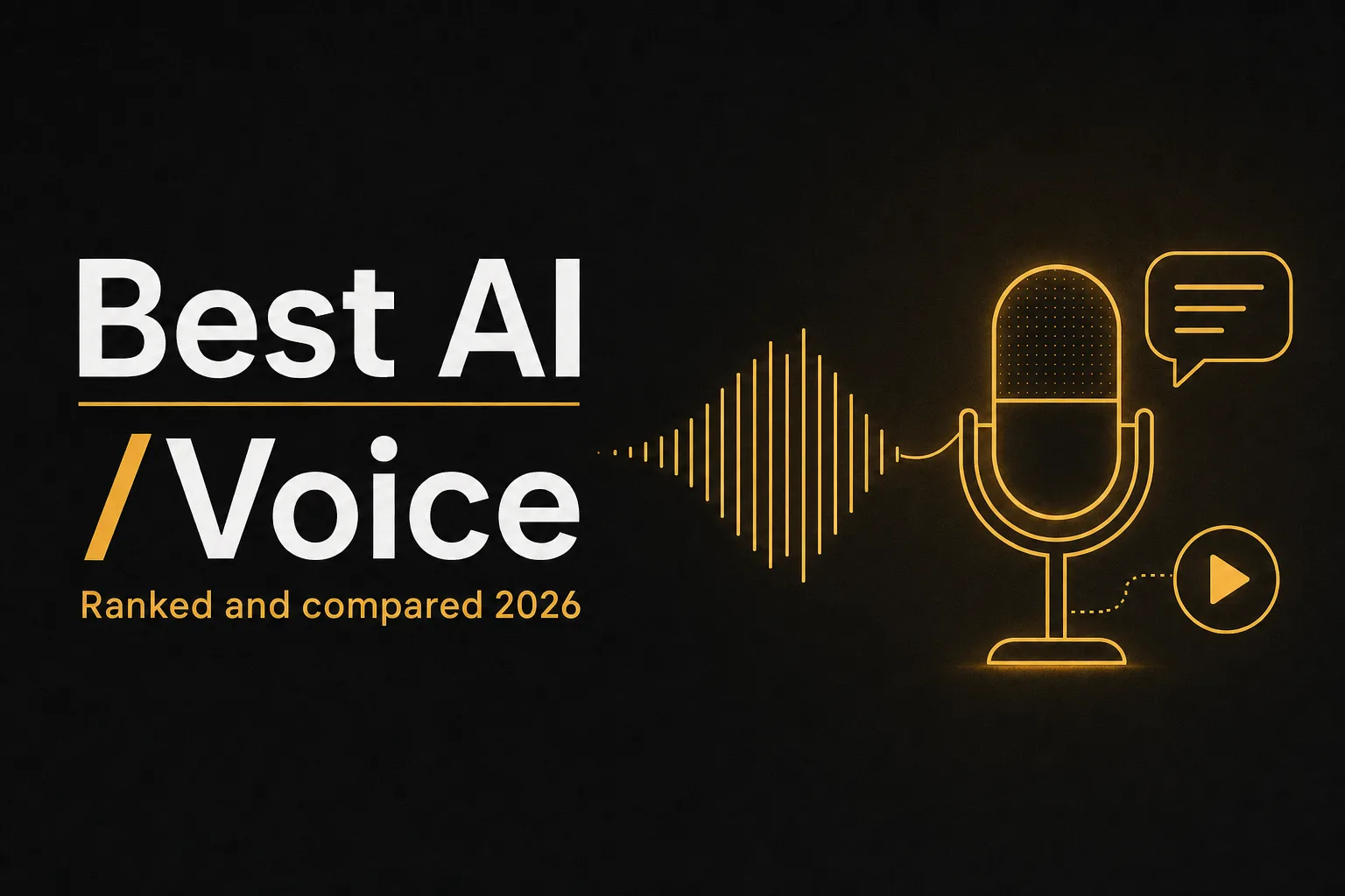 Best AI voice generator in 2026: 7 tools ranked and compared