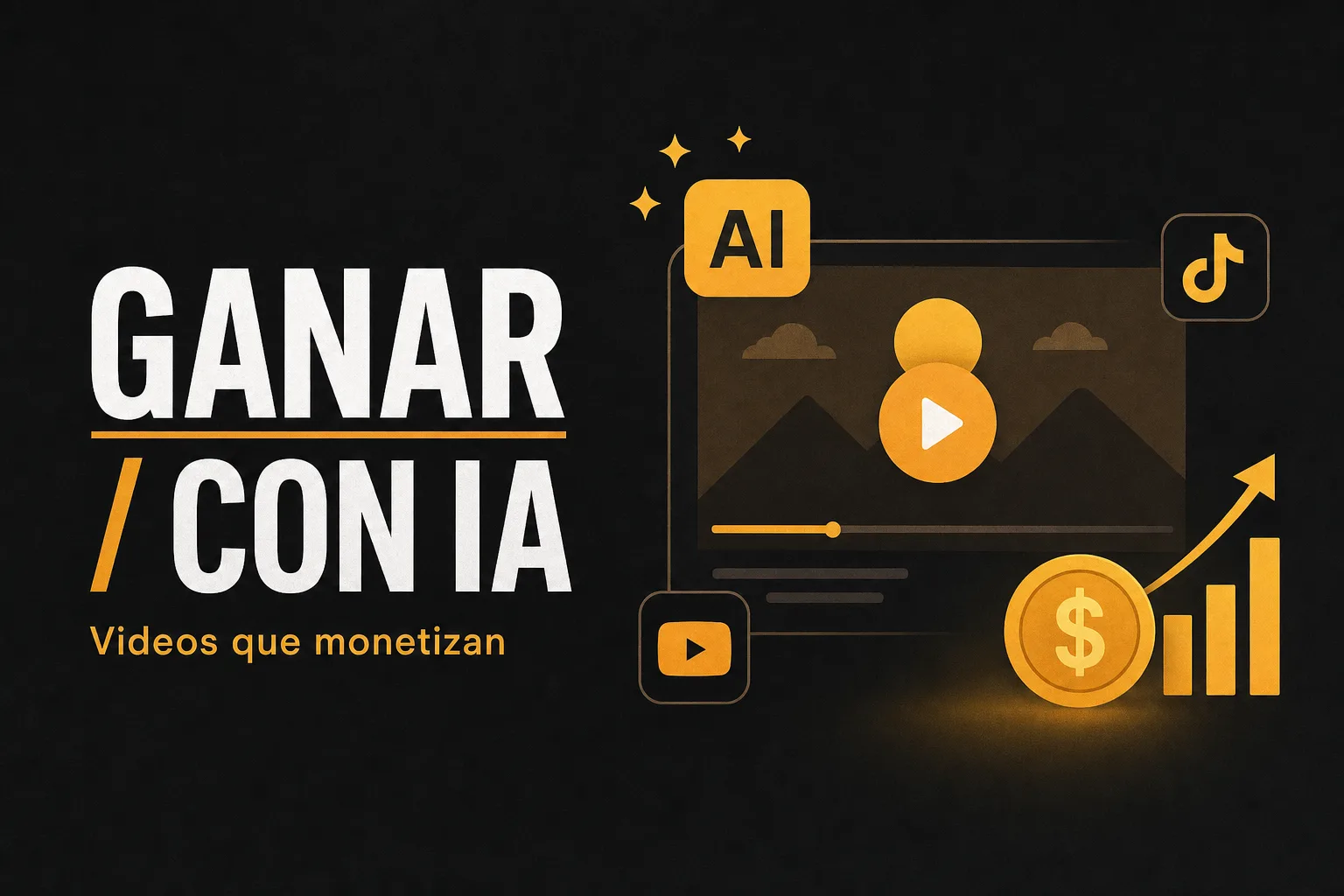 ¿Cómo ganar dinero con videos de inteligencia artificial en YouTube o TikTok?