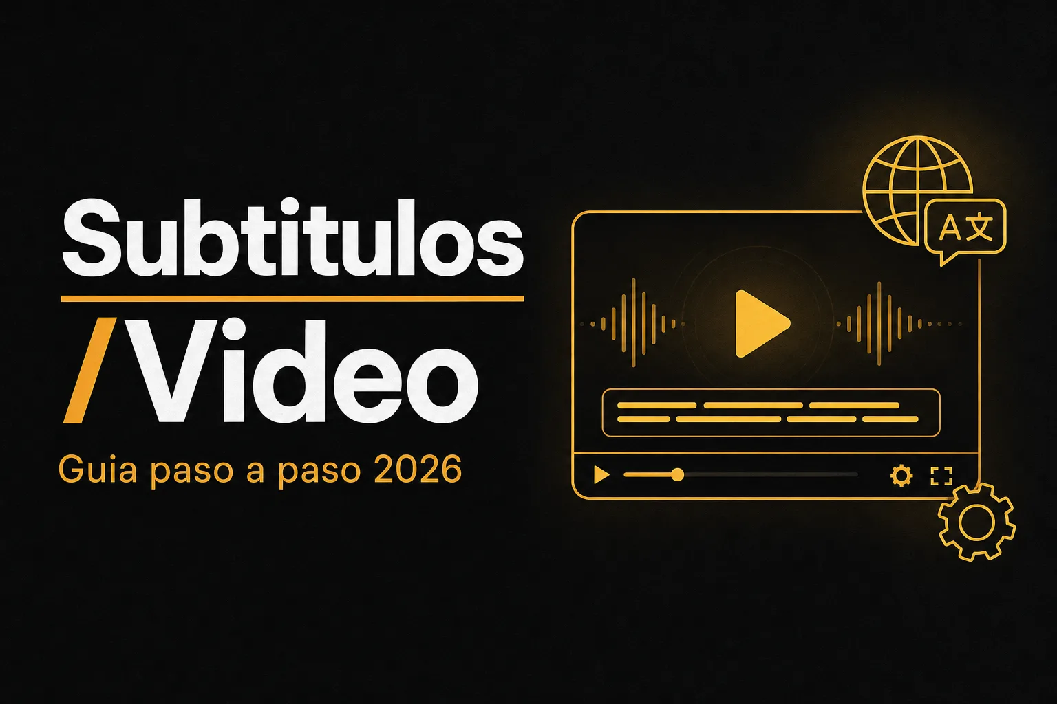 Como poner subtitulos a un video: guia paso a paso 2026