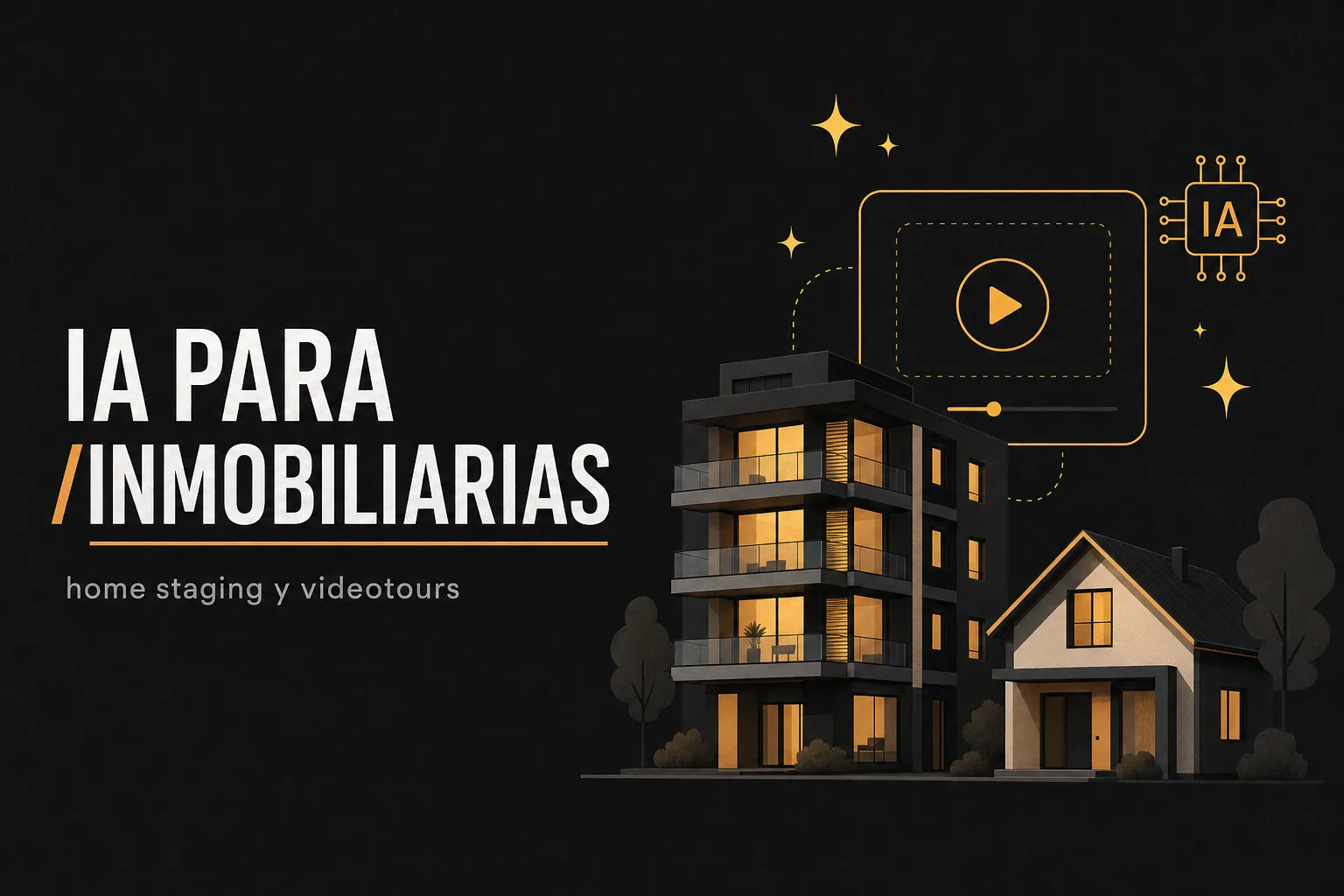Inteligencia artificial para inmobiliarias: home staging virtual y videotours con IA