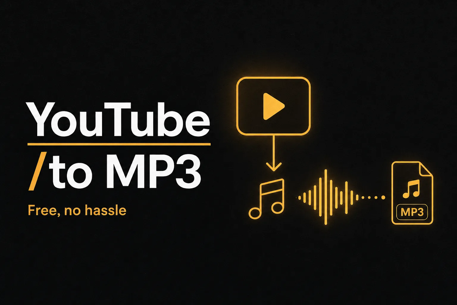 Convert YouTube to MP3 easily and for free