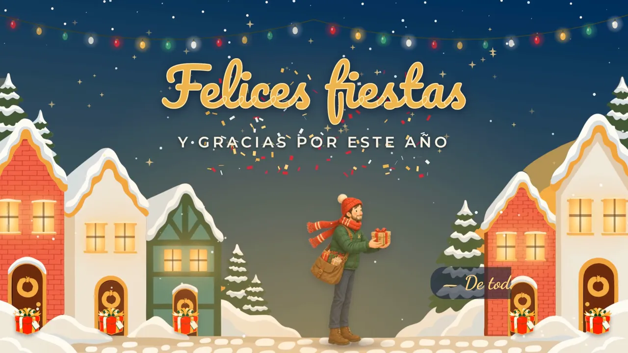 Felicitación de Navidad para empresas en vídeo