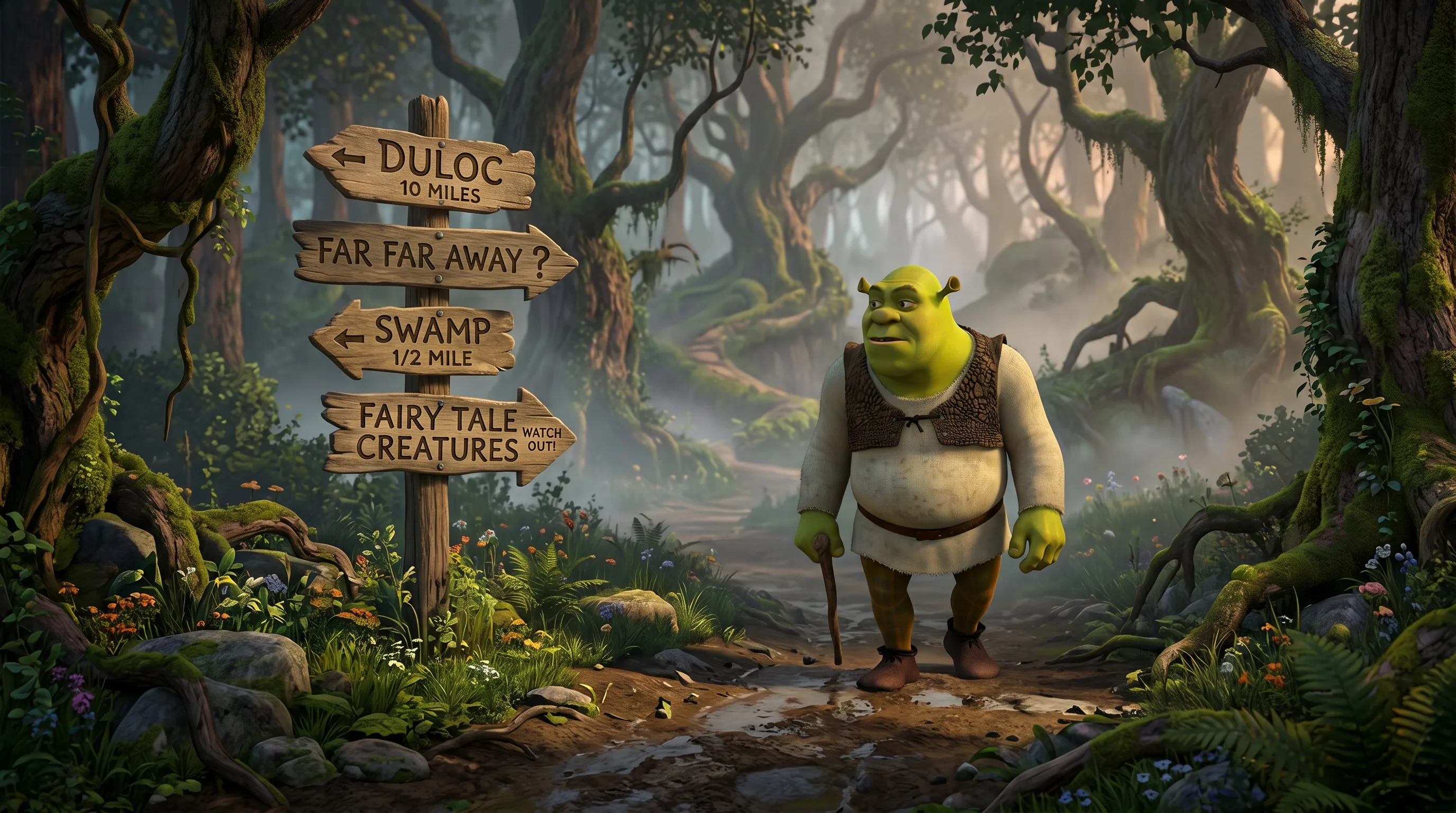Full creative control over the tale