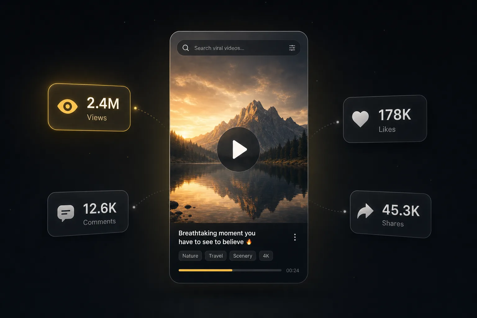 Spot viral trends across every short-form platform